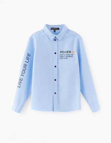 Светло-голубая сорочка