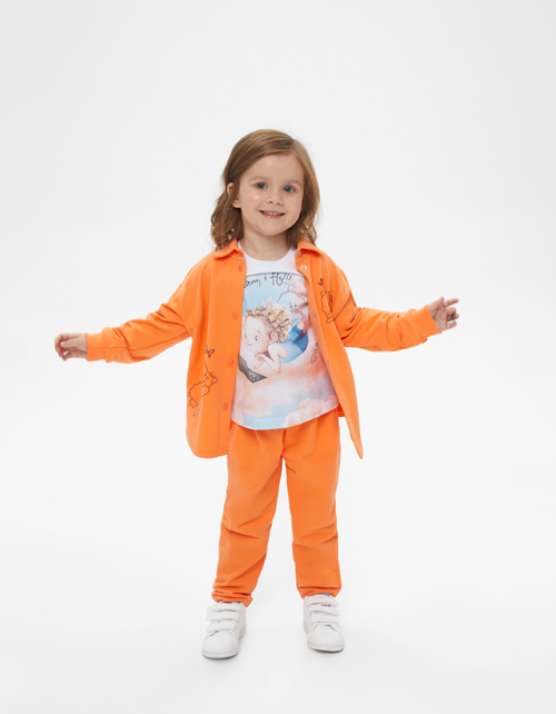 Брюки-джоггеры для девочки