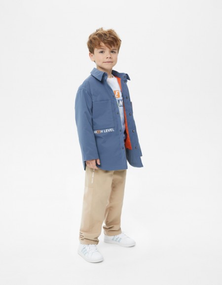 Весенняя куртка-рубашка для мальчика