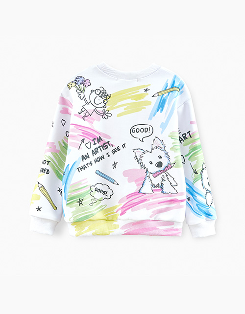 Яркий свитшот для девочки