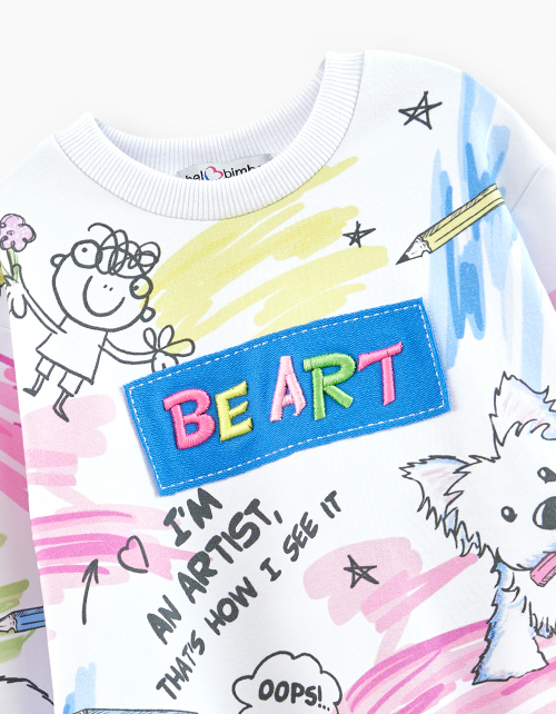 Яркий свитшот для девочки