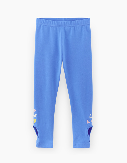 Лазурные леггинсы для девочки