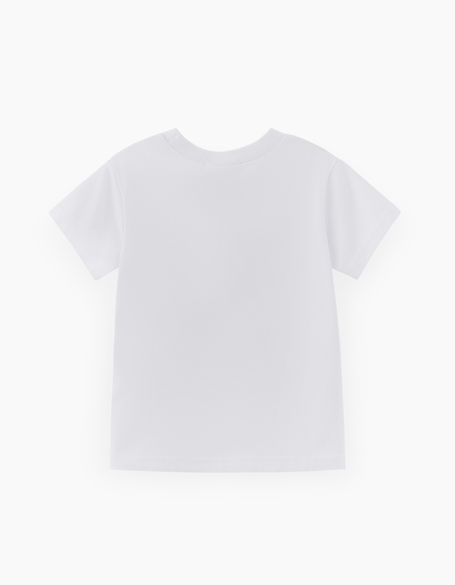 Стильная белая футболка для мальчика