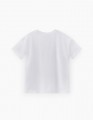 Авторская белая футболка для девочки