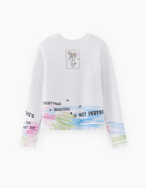 Белый жакет для девочки