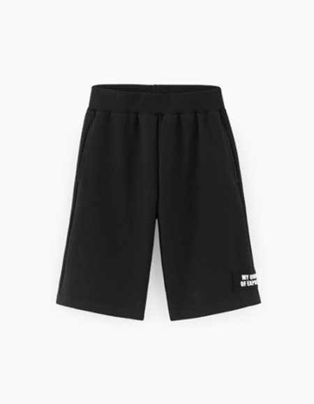 Черные шорты для мальчика