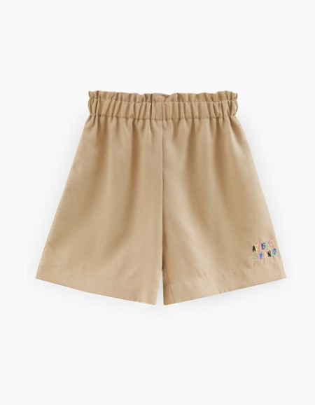 Шорты с высокой посадкой для девочки Шорты с высокой посадкой для девочки