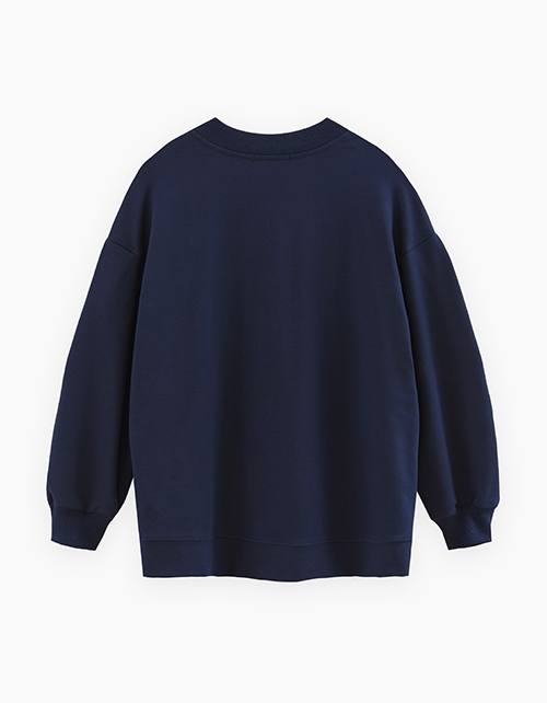 Тёмно-синий школьный кардиган для девочки