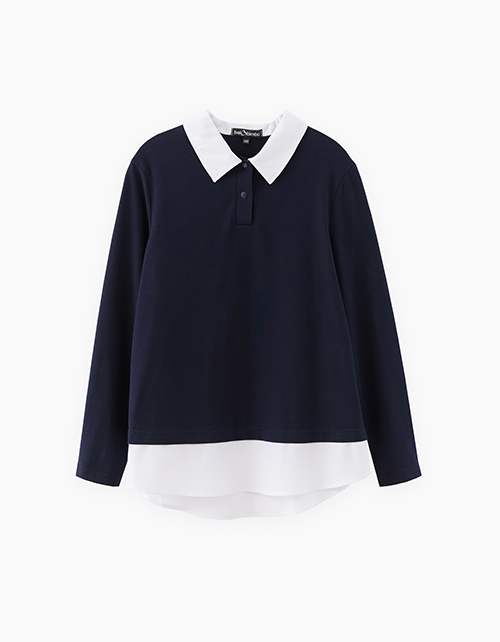 Джемпер-обманка школьный для девочки Джемпер-обманка школьный для девочки