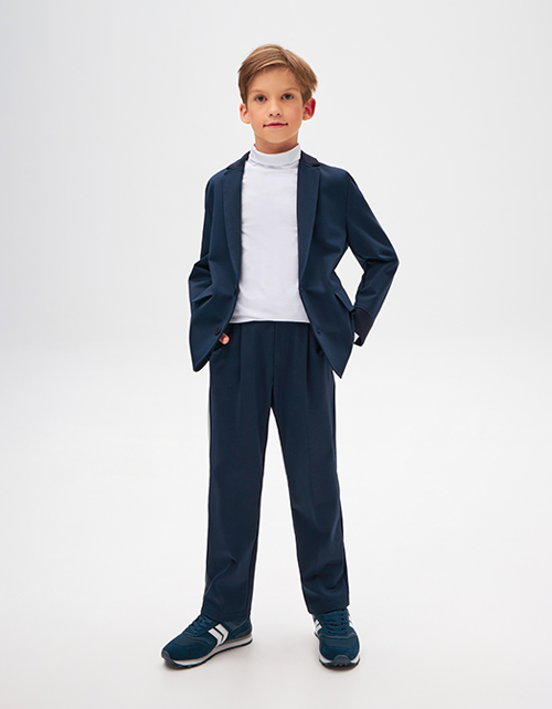 Гольф школьный белый для мальчика