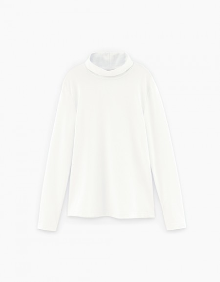 Гольф школьный молочный для мальчика