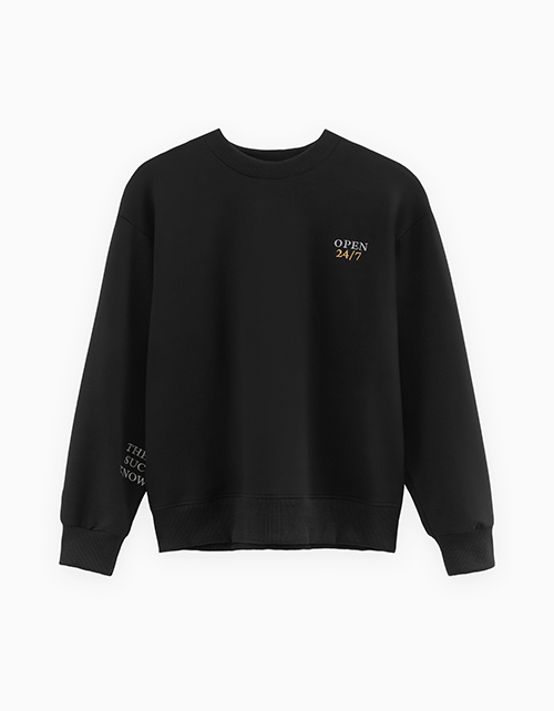 Чёрный свитшот для мальчика