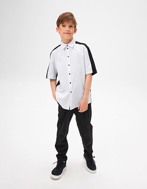 Чёрные школьные брюки для мальчика