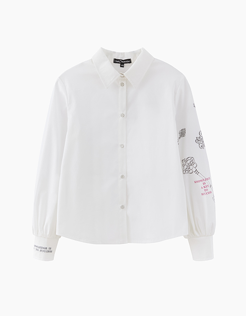 Блузка белая для девочки