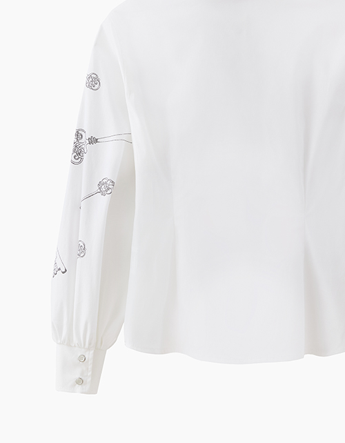 Блузка белая для девочки