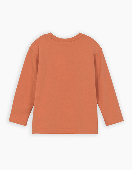 Лонгслив абрикосового оттенка для мальчика