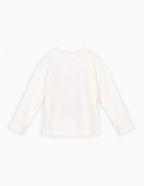 Лонгслив молочный для мальчика
