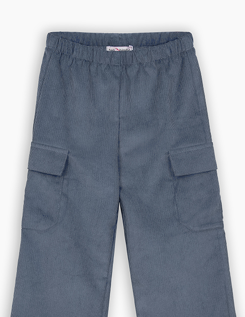 Брюки-карго в оттенке деним для девочки