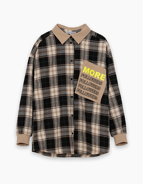 Рубашка клетчатая для девочки