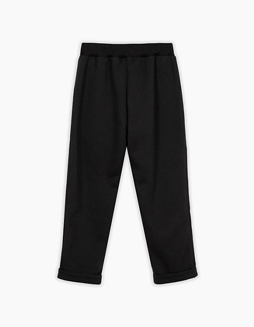 Брюки-карго чёрные для мальчика