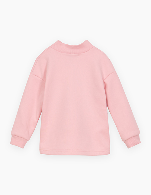 Светло-розовый свитшот для девочки