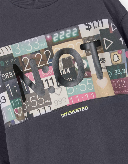 Графитовый свитшот для девочки