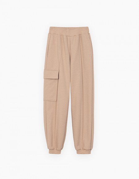 Брюки-джоггеры карго для девочки