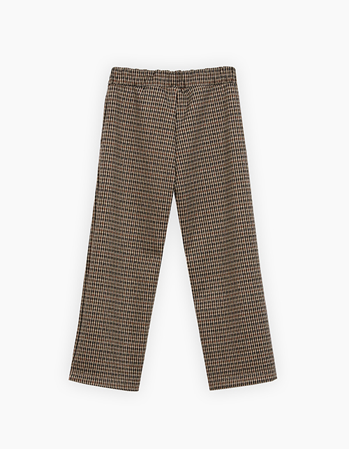 Брюки в клетку для девочки