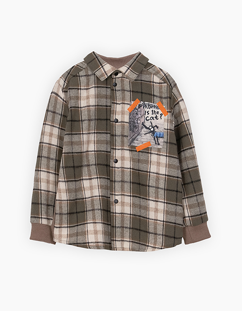 Рубашка в клетку для мальчика