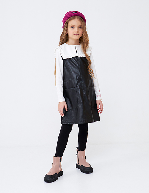 Чёрный сарафан для девочки