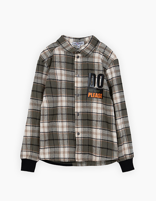 Рубашка в клетку для мальчика Рубашка в клетку для мальчика