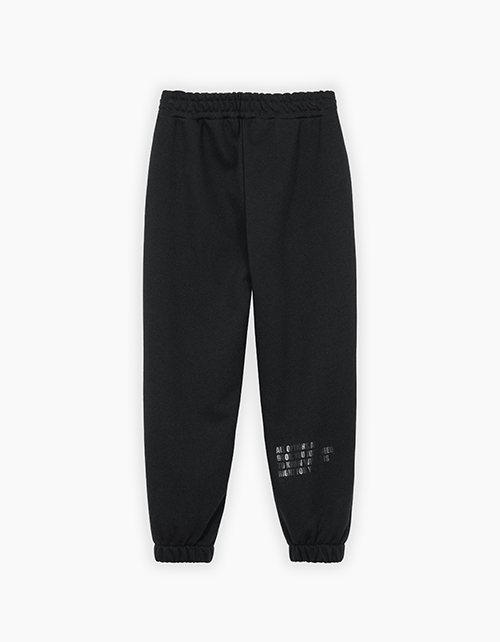 Чёрные брюки-джоггеры для мальчика Чёрные брюки-джоггеры для мальчика