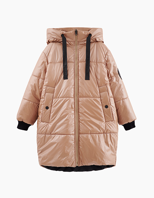 Двусторонняя зимняя куртка с капюшоном