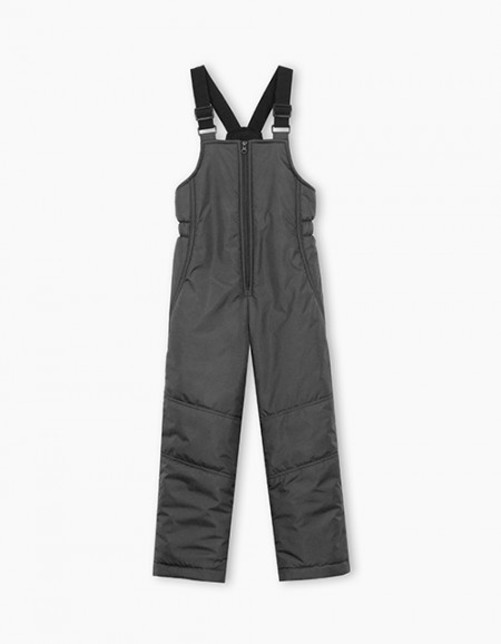 Графитовый зимний полукомбинезон