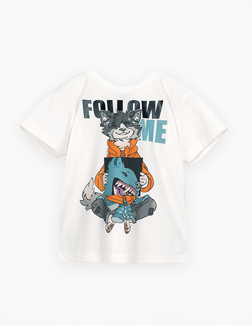 Футболка молочная для мальчика