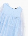 Небесно-голубое нарядное платье для девочки