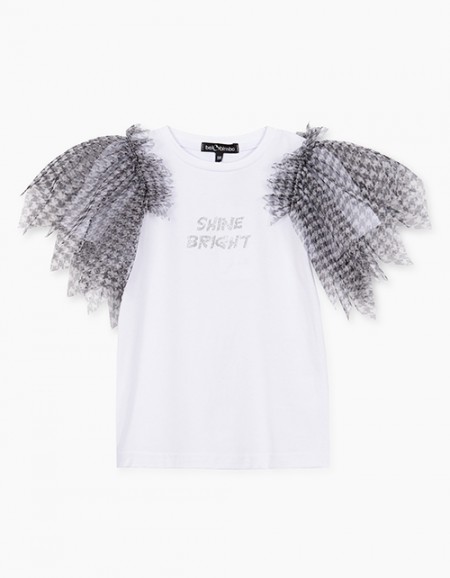 Блузка белая нарядная для девочки