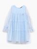 Небесно-голубое нарядное платье для девочки