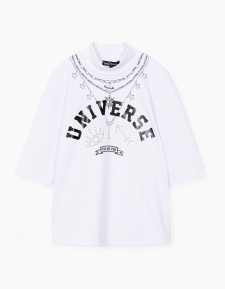 Нарядная белая футболка для девочки Нарядная белая футболка для девочки