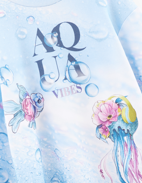 Платье-свитшот для девочки