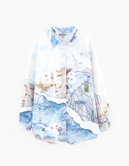 Жакет-рубашка для девочки