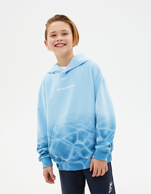 Худи небесно-голубого оттенка для мальчика