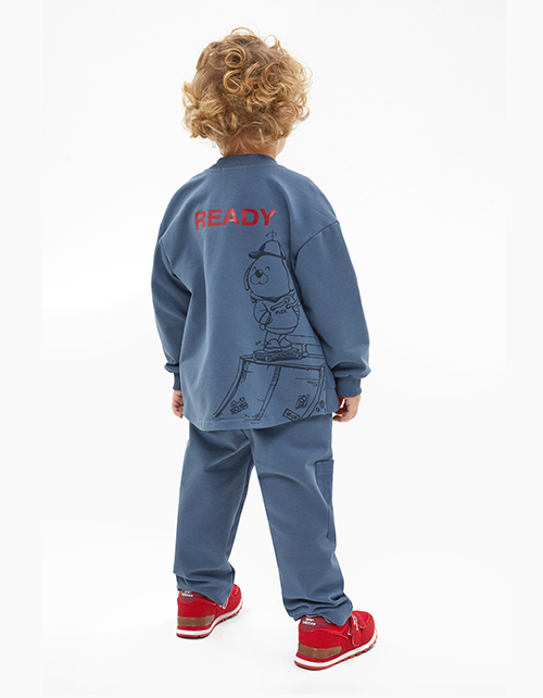 Брюки-карго в оттенке деним для мальчика