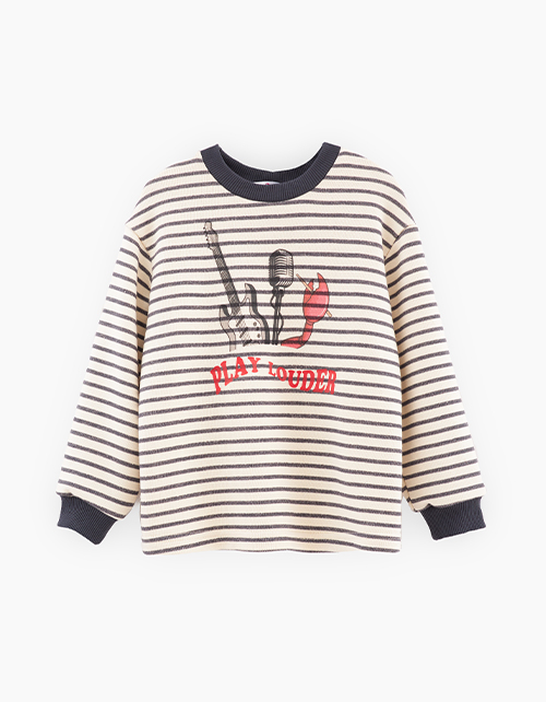 Свитшот в полоску для мальчика