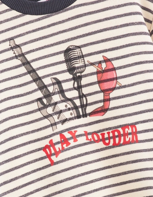 Свитшот в полоску для мальчика