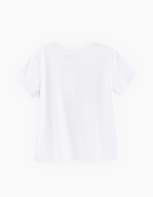 Белая футболка для мальчика