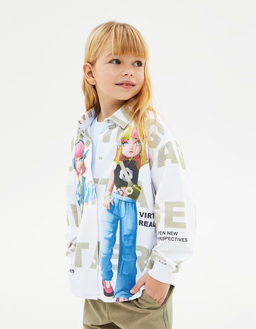 Жакет-рубашка для девочки Жакет-рубашка для девочки