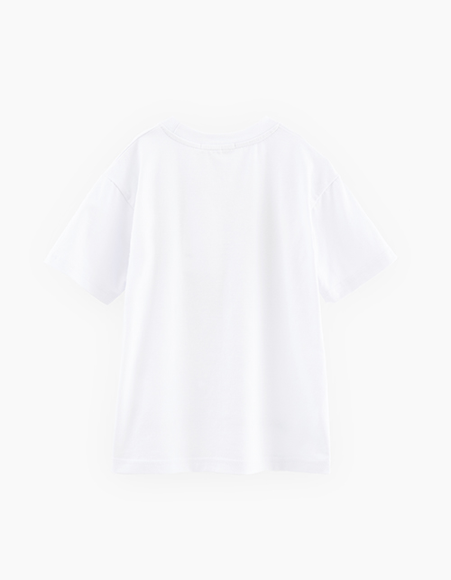 Белая футболка для мальчика