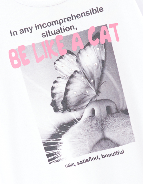 Белая футболка для девочки