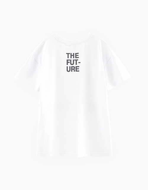 Дизайнерская белая футболка для мальчика